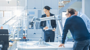 "industrial automation investment 2026 — robotic arm on factory floor